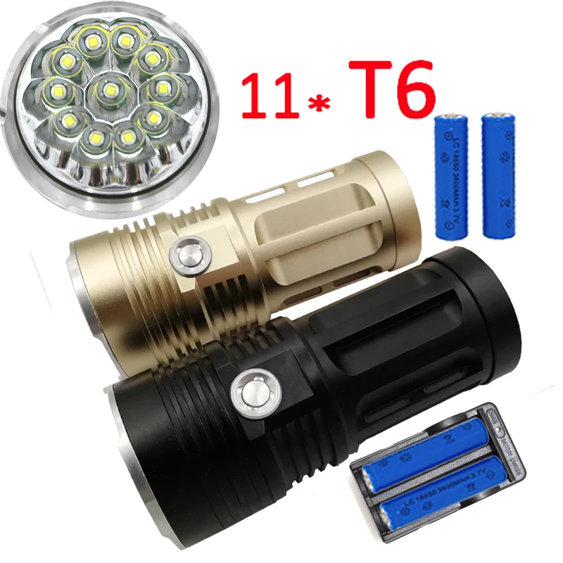 11x-xm-l-t6-led-flashlight-12000lm-tactical-3-modes-lanterna-torch-lamp-4x-18650-battery-charger-night-light-outdoor-camping