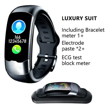 

ECG PPG Smart Bracelet HRV Heart Rate Blood Pressure Monitor Smart Band Men IP67 Waterproof Running Swimming Sport Wristbands