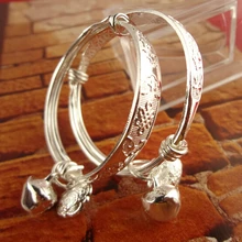 Детские браслеты-колокольчики, браслеты, ювелирные изделия, ножной браслет для новорожденных мальчиков и девочек, Регулируемый Детский браслет диаметром 4 см