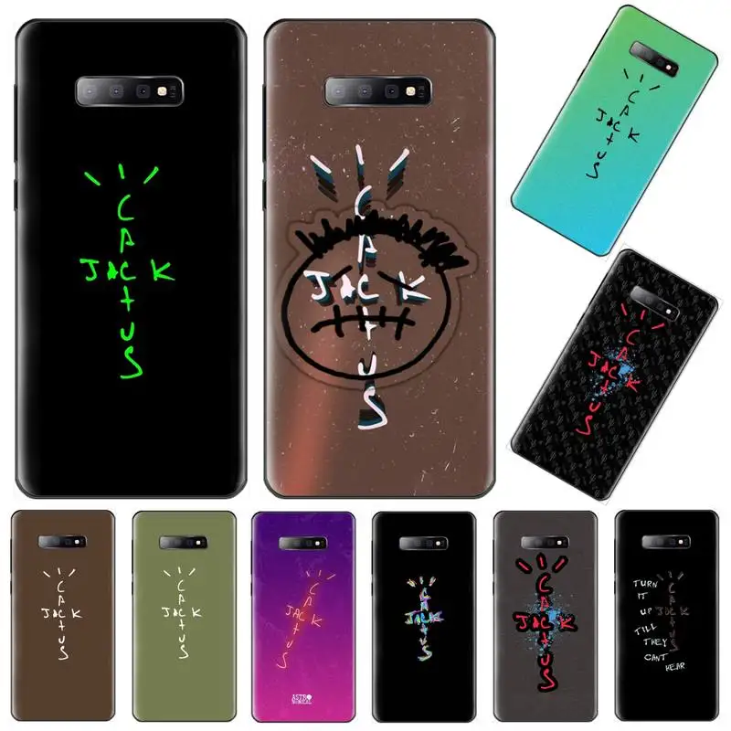 Чехол для телефона с изображением кактуса и букв Samsung S6 S7 edge S8 S9 S10 e plus A10 A50 A70 note8 J7