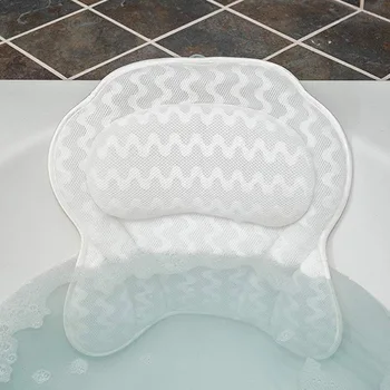 

Quick-drying Bath Pillow Non-slip Jacuzzi Bath Shoulder Back Support Bathtub Cushion Home Pillow Bathing Accessories Spa Pillows