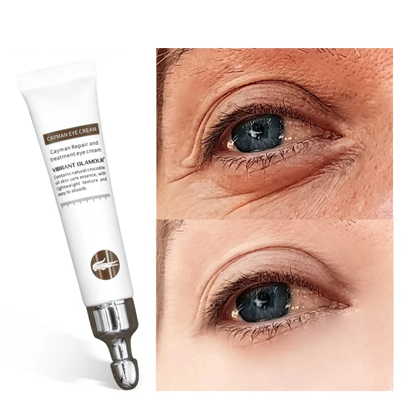 

VIBRANT GLAMOUR Anti-Wrinkle Eye Cream Anti-Aging Remove Puffiness Dark Circles Eye Bags Moisturizing Firming Crocodile Eye Care