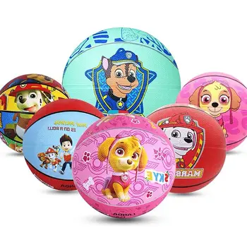 

2019 Hot new 1pc Echt paw patrol Lederen ball Rubberen 18cm Basketbal kleuterschool voor leeftijd 2-6jaar kinderen's gift toys