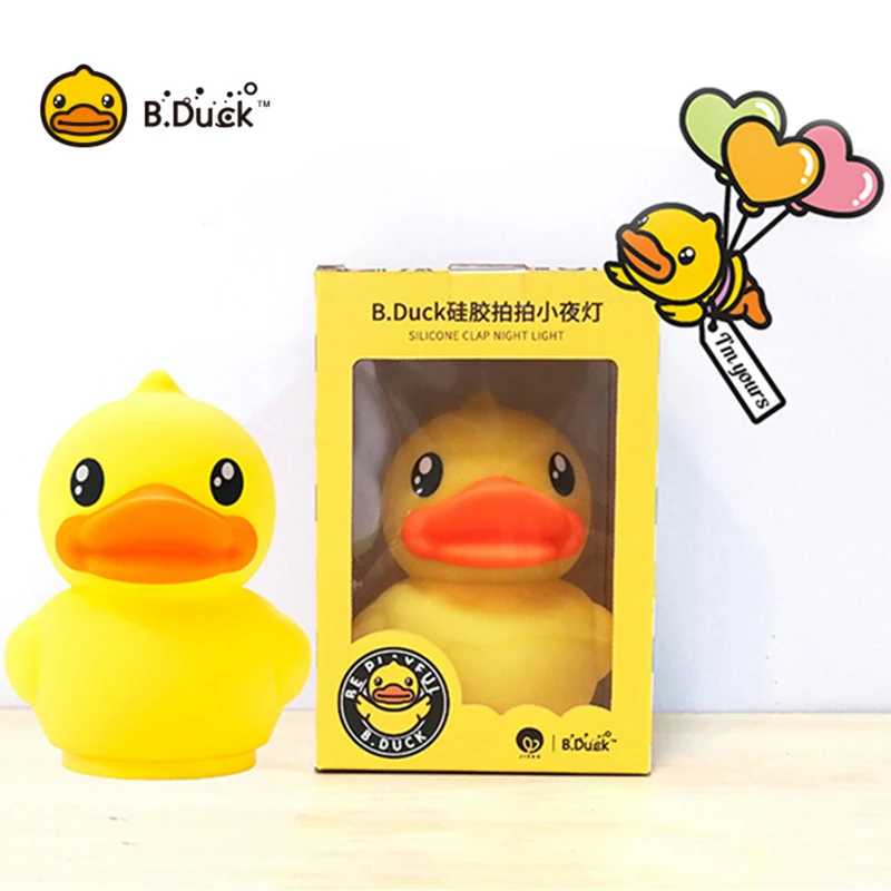 B.DUCK Силиконовый сенсорный светодиодный ночник светильник игрушка четыре права