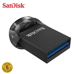 Sandisk – Mini clé USB 128, support à mémoire de 16GB 32GB 64GB 3.0 GB 256GB, micro lecteur Flash, métal, haute vitesse, pour voiture 