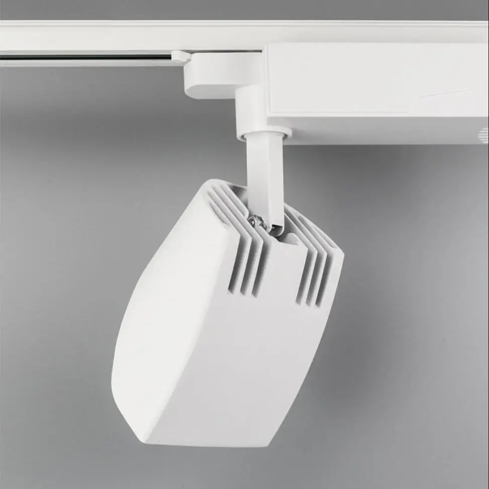 상점용 LED 트랙 조명, 스포트라이트 레일 램프, 2 3 4 와이어, 20W, 30W, 40W, 8PCs/로트