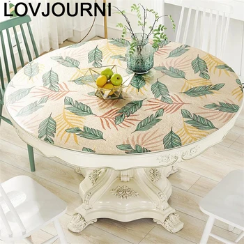 

Obrus Pokojowy Plastic Mariage Tablecloth Waterproof Round Ronde Redonda Manteles Cover Nappe PVC Toalha De Mesa Table Cloth