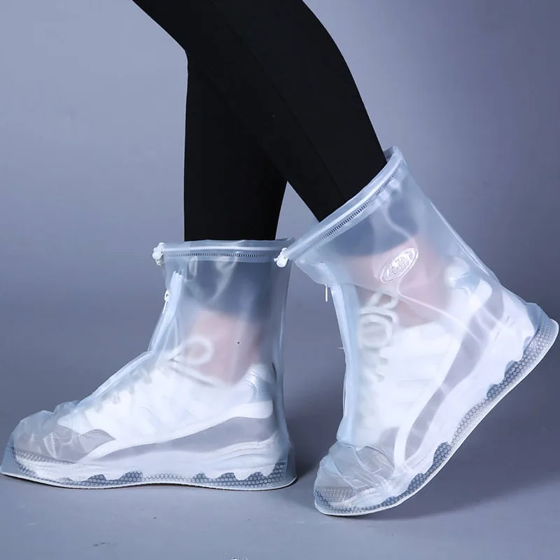 Покрытие на обувь от дождя, высокий верх, водонепроницаемый чехол для обуви, Женская эластичная лента, эластичная сила, высокое качество, дождевик для обуви