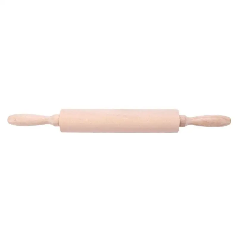 Solid Wooden Roller Baking Cookies Pastry Pizza Wide Noodle Biscuit Fondant Cake Dough Rolling Pin Kitchen Small Gadget - Цвет: 39x4.5x4.5 cm
