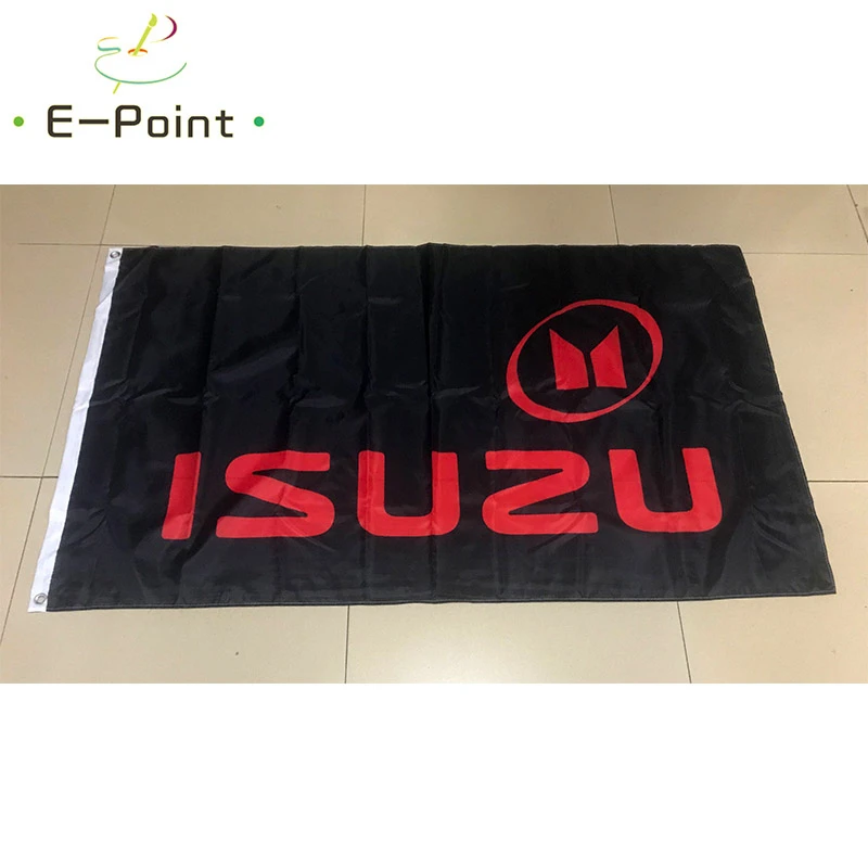 Японский Автомобильный флаг Isuzu Размер 2 фута * 3 (60*90 см) размер 5 футов (90*150