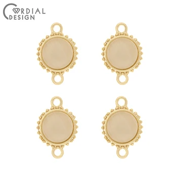 

Cordial Design 100Pcs 11*16MM Jewelry Accessories/DIY Making/Round Shape/Cat Eye Effect/Earring Findings/Hand Made/Connectors