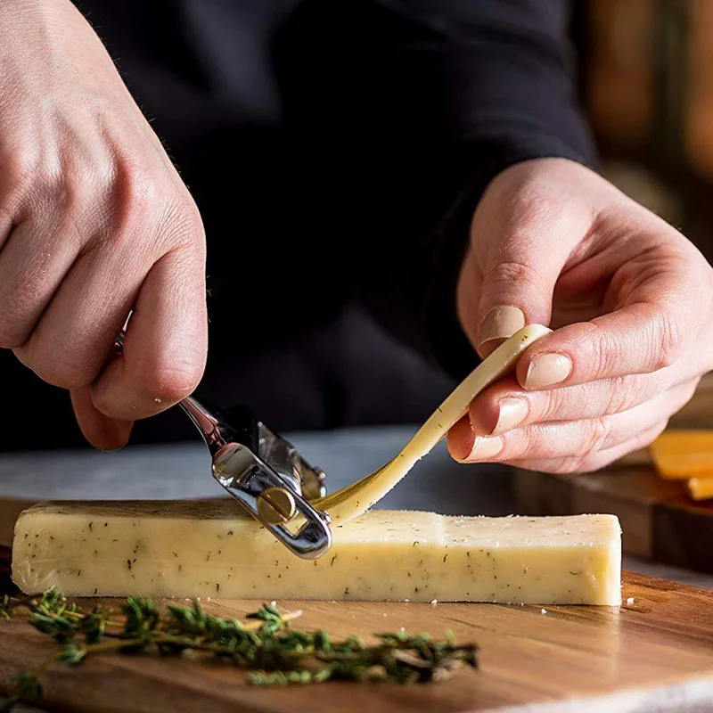 Adjustable Home Cheese Slicer Silver Cheese Slicer Household Stainless Steel Cheese Tool Kitchen Gadget