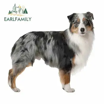 

EARLFAMILY 13cm x 12.2cm For Beautiful Dog Suitable For ATV JDM Car Sticker The Whole Body High Quality Vinyl Graphics Decal