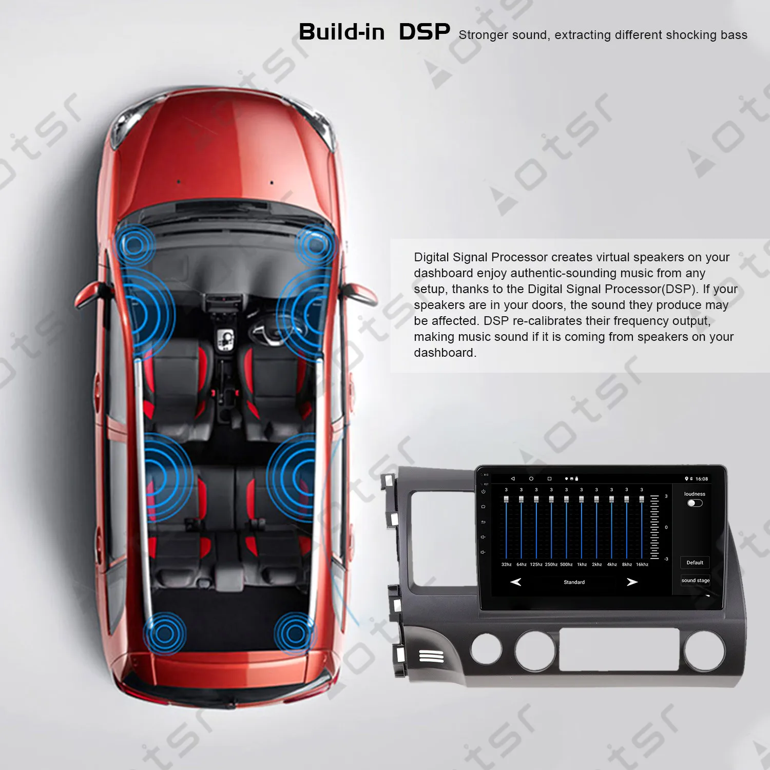 Rádio para Citroen 4 + 64 2008-unidade de Cabeça Aotsr Multimídia Automotivo Android 9 gb Oito Cores Px5 2 Din c5 2020 Navegação Gps Dsp Carplay Kit 35 Cheap Reprodutor multimídia automotivo
