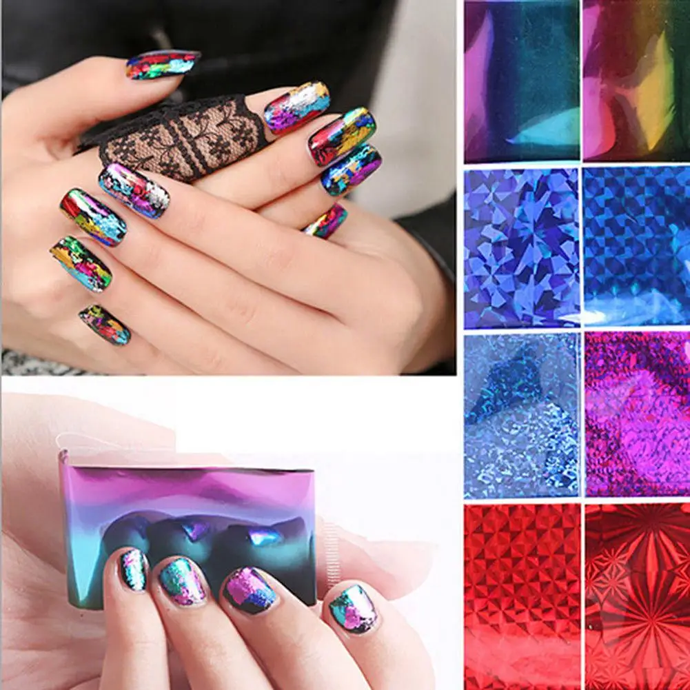 20 шт. модные наклейки для ногтей переводные маникюра s Tips декоративные | Красота и