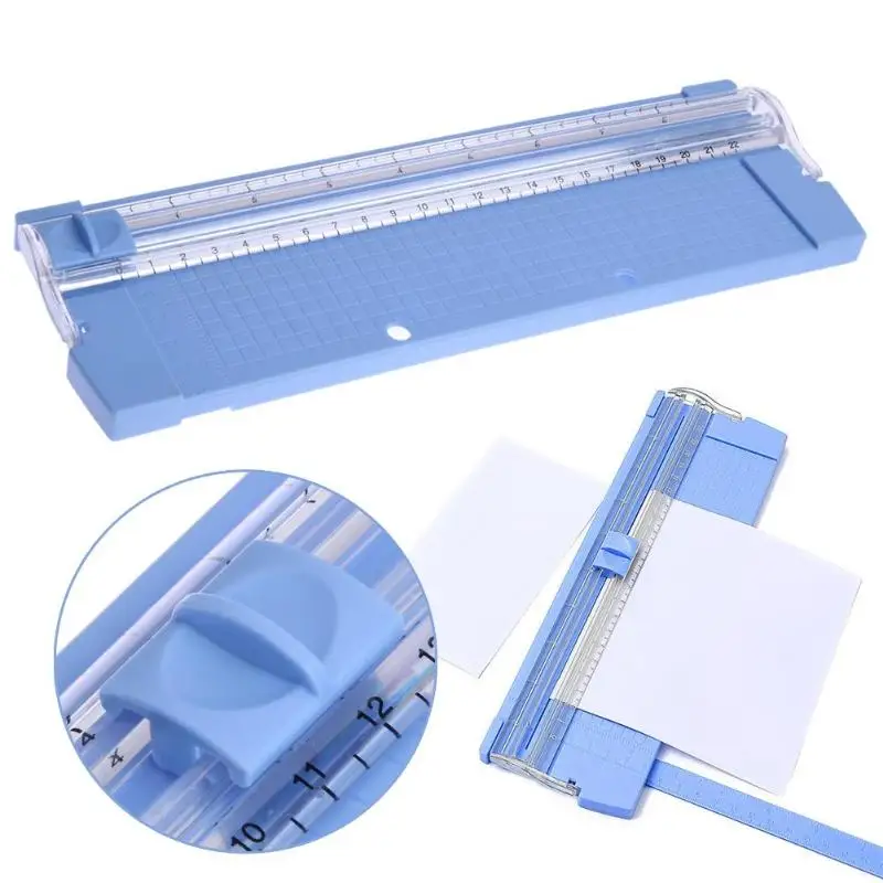 A4/A5 прецизионные бумажные обрезные станки резак гильотина с выдвижной линейкой для этикетки с фото бумажный режущий инструмент