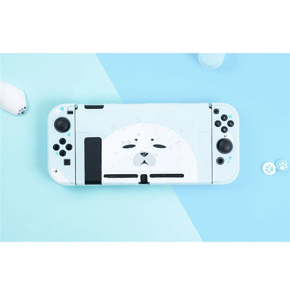 Joy-Con чехол Kawaii Cat розовый защитный корпус крышка Набор для Nintendo переключатель игровой консоли запасные части