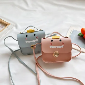 

Korean-style Fashion Cartoon Creative Dinosaur Shoulder Bag Cute CHILDREN'S Single-shoulder Bag Adorkable Men and Women Baby Sma
