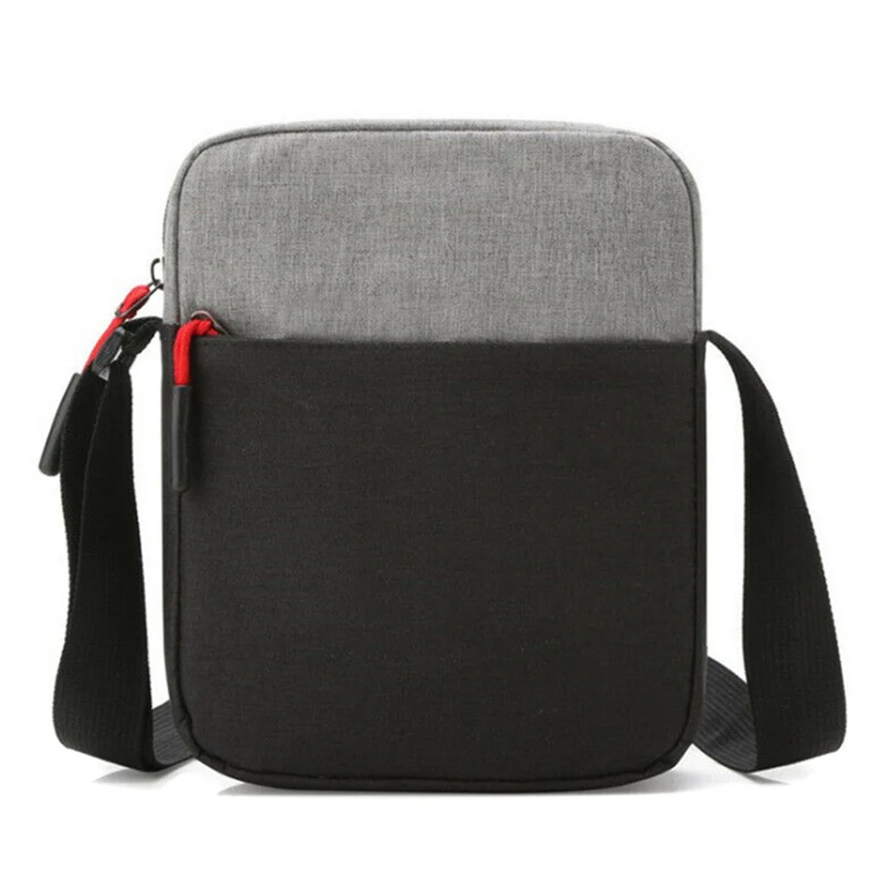 Черный Men Waterproof Shoulder Bag Pockets Anti Theft Large Capacity Outdoor Messenger Bag WF 668 - Цвет: Черный