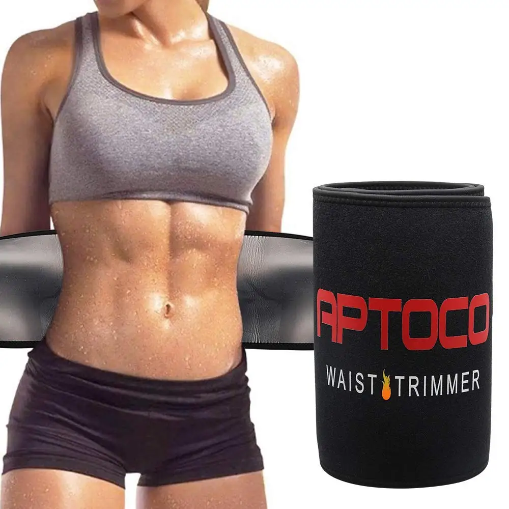

Aptoco Waist Trimmer Belt for Women Men Slimming Body Shaper Belt Lower Back Brace Posture Support Weight Loss Fat Belt