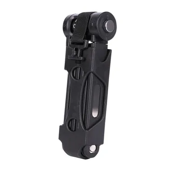 

Steel Folding Bike Lock Compact Bike Lock Heavy Duty Bicycle Security Chain Password Locks #07