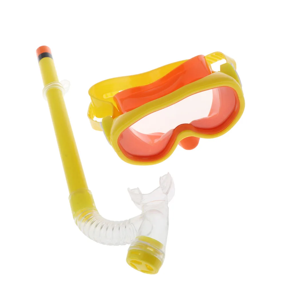 Child Swimming Anti-Fog Goggles Kids Diving Mask & Breather Pipe Underwater Camera Diving Mask Scuba Snorkel Swimming Goggles