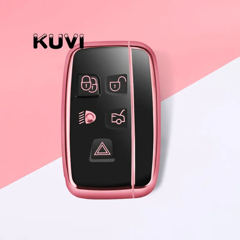 Ключница для автомобиля, чехол для Jaguar XE XJ Xjl XF для Land Rover RANGE ROVER SPORT freelander 2, открытие 4, чехол для ключей Evoque