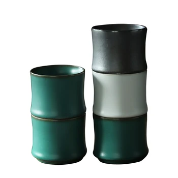 

Tea Cup Ceramic Cup 100ml Bamboo Festival Teacup Vintage Teacups Master Tea Bowl Teaware Drinkware Small Coffee Cups Decor Craft