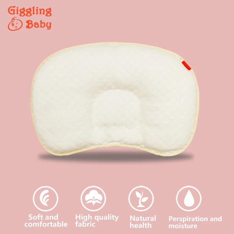 

Giggling Baby2019 Kapok Fiber Antibacterial Anti-mite Wet Guide Natural Healthy Baby Styling Pillow