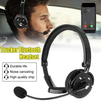 

BH-M10B Portable Over-Ear Noise Canceling Wireless Bluetooth Headphones Handsfree Call Headset With Mic For Trucker Drivers