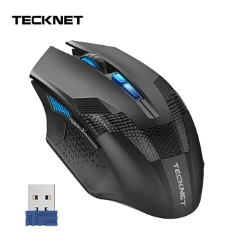 TeckNet 2.4GHz Wireless Mouse Optical Gaming Mouse Programmable Macro 4800DPI 8 Buttons Mouse Gamer Wireless Mice For PC Laptop 1