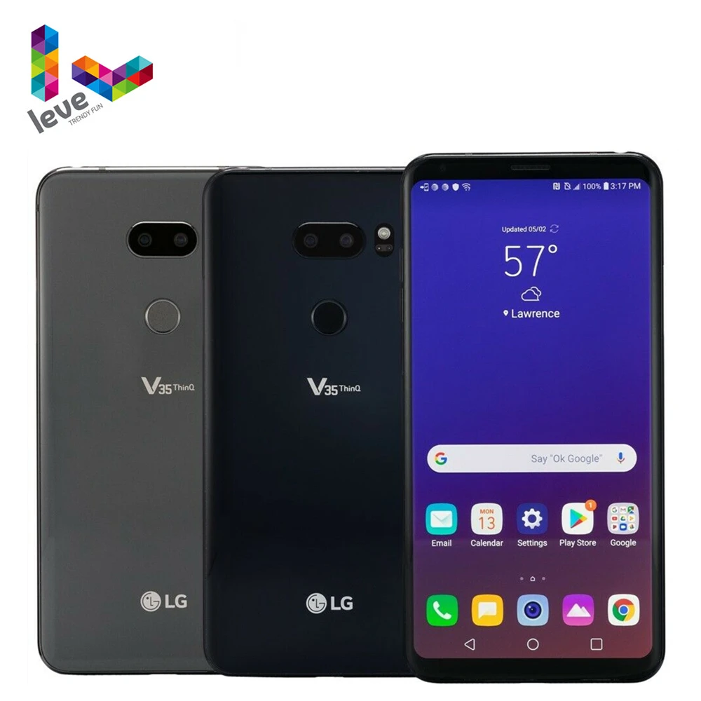 Разблокированный смартфон LG V35 ThinQ V350N V350AWM телефон с экраном 6 0 дюйма ГБ ОЗУ 64 Гб