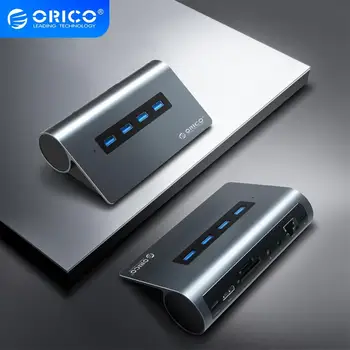 

ORICO USB Type C HUB to Multi HDMI USB3.0 PD 60W RJ45 Card Reader Audio OTG Adapter Dock USB Splitter For MacBook Pro Huawei