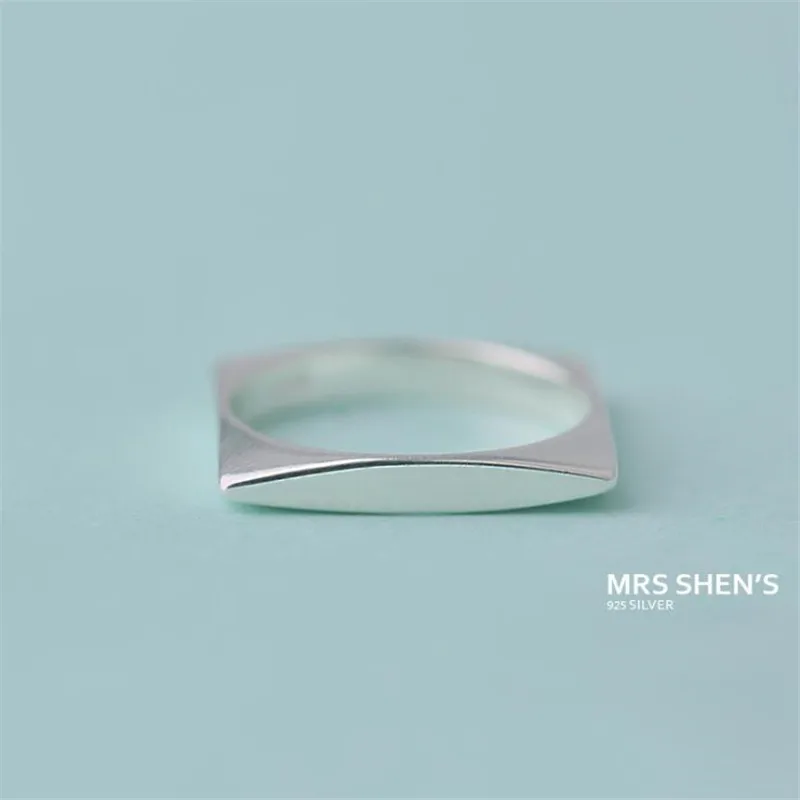 925 Sterling Silver Women Opening Rings