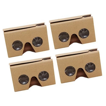 

3D Glasses for Google Cardboard V2 VR Valencia 4.5- 6Inch Smartphone with Headband(4PCS)