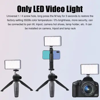 

Rechargeable Portable LED Video Light RGB Color Panel Studio Photography 2500K 8500K Dimmable Fill Light