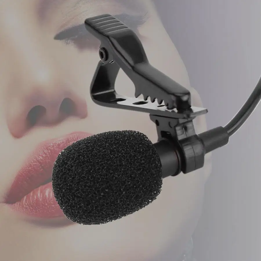 3,5 мм разъем мини проводной клип на лацкане Hands Free конденсаторный микрофон для записи/выступлений/интервью/Подкаст для iPhone