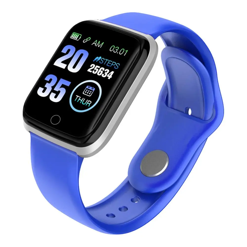 Умный Браслет M6 Fitpro, фитнес-браслет, спортивный браслет, шаг калория расстояние, трекер сердечного ритма, умный Браслет для здоровья - Цвет: blue silver