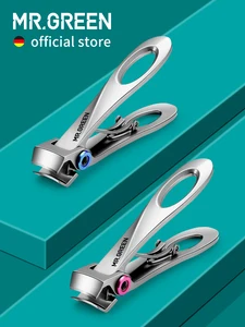 Кусачки MR.GREEN для ногтей, ножницы из нержавеющей стали с широкими губками для маникюра, ножницы для вросших и вросших ногтей
