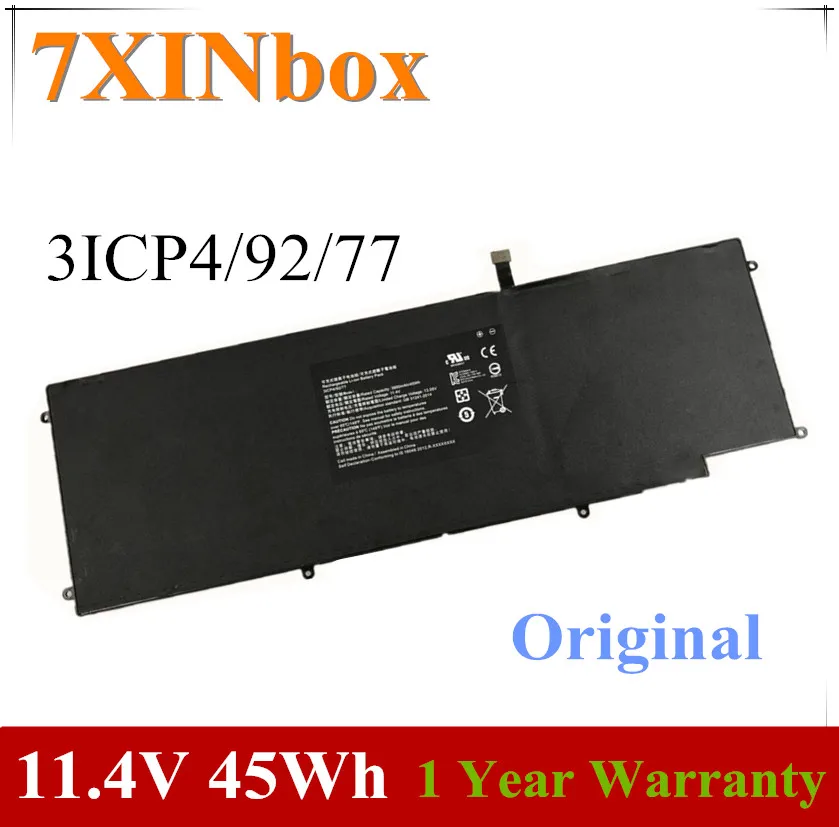 7XINbox 11,4 V 45wh 3950 мА/ч, 3ICP4/92/77 3ICP4/92/80 ноутбук Батарея для razer Blade Stealth серии RC30-0196