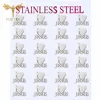 12 Pairs Lot Love Heart Jesus Stud Earrings Jehovah Christianity Accessories Stainless Steel Ear Piercing Jewelry Wholesale Gift 6
