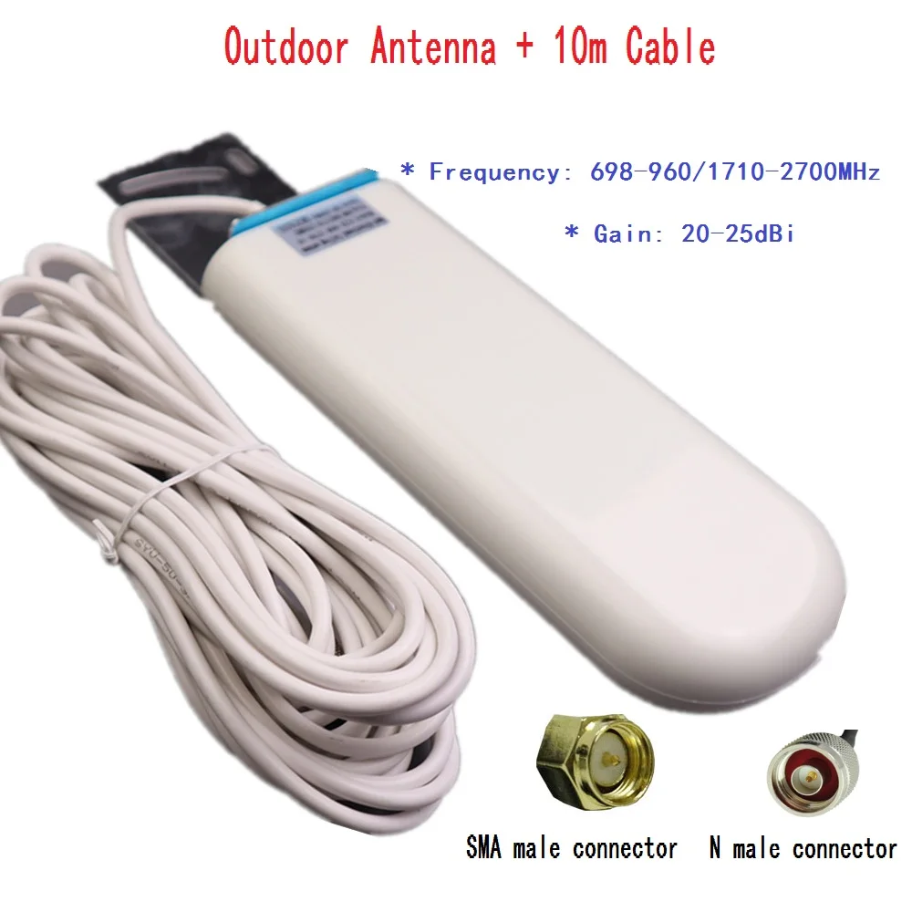 Antena exterior de panel híbrido 2 * 22dbi 3g 4g LTE 1700-2700mhz -  AliExpress