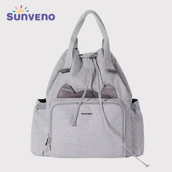 Sunveno Bolsa de pañales de maternidad para mamás, mochila de viaje de diseñador, mochila de pañales para el cuidado del bebé