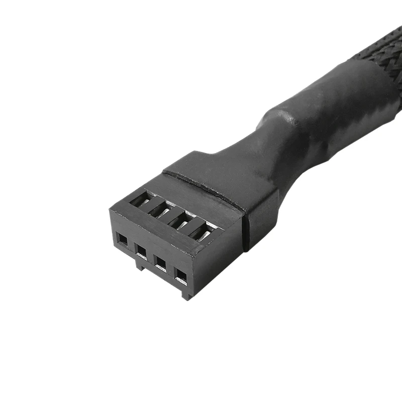 Pwm fan splitter 4pin cabo adaptador 1
