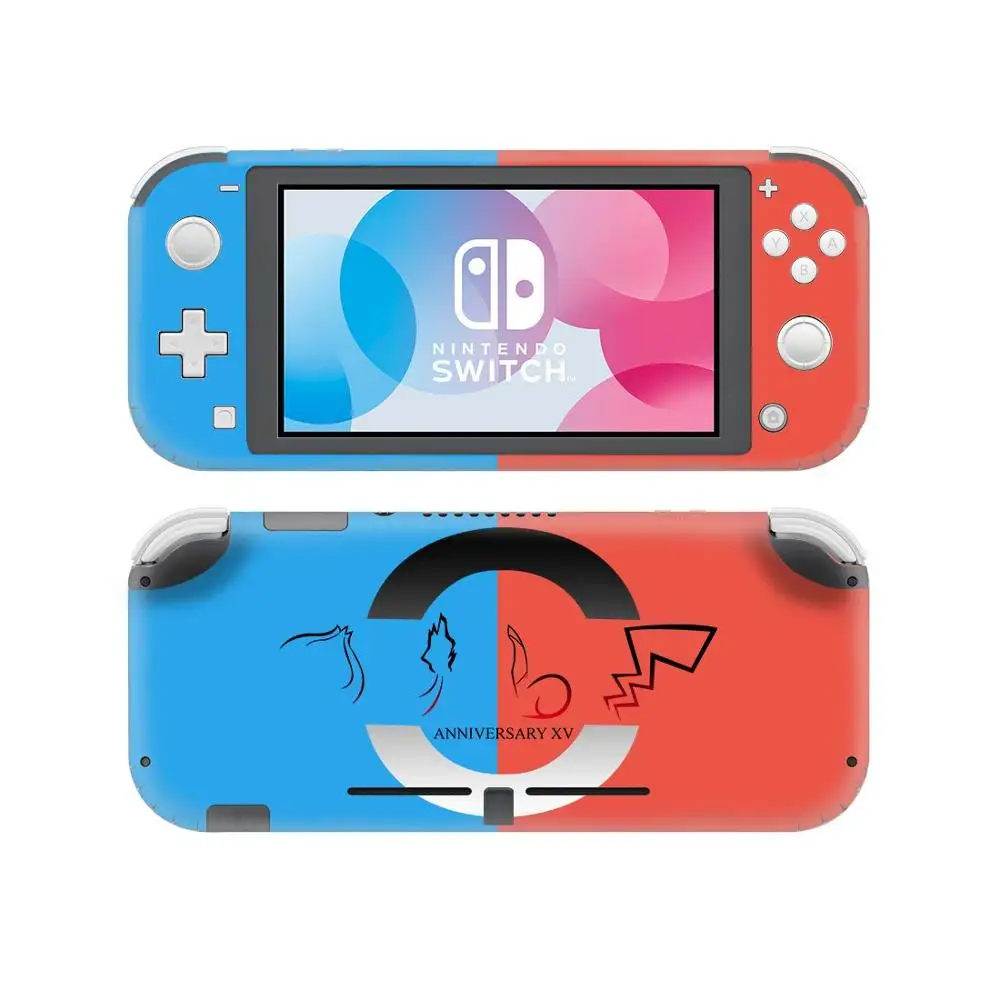 Черный NS NX аксессуары виниловая кожа Наклейка для nintendo Switch Lite Защитная крышка наклейка виниловая кожа для кожи наклейка s 0383 - Цвет: Черный