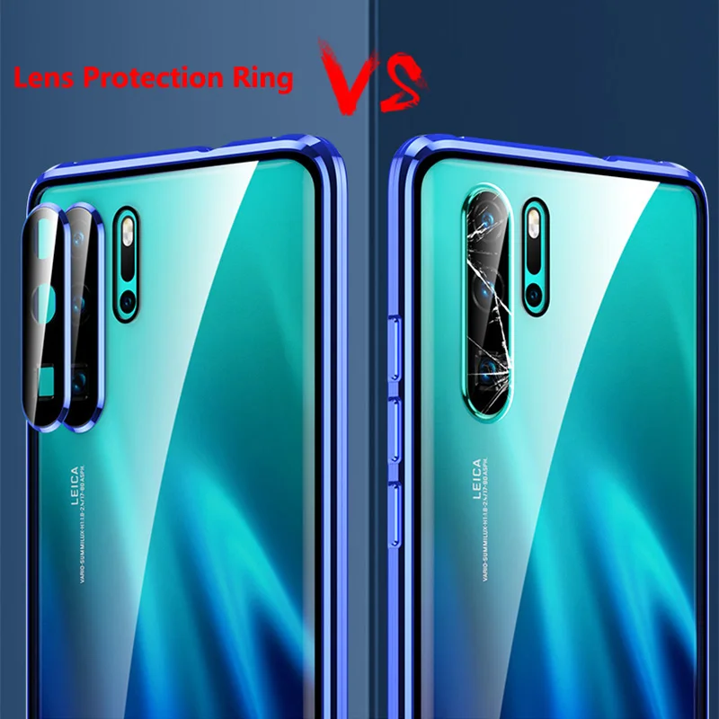 

Metal Magnetic Case For Huawei P30 Pro Comes With Protection Camera Phone Case For Huawei Mate 30 Pro Case Cover