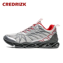 CREDRIZK/профессиональная спортивная обувь для мужчин; спортивная обувь с клинковой подошвой; амортизирующие мужские кроссовки; дышащие кроссовки; большие размеры 39-46