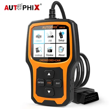 

Autophix OM126 Obd2 Universal Multi-language Car Diagnostic Tool EOBD JOBD Engine Analyzer Obd2 Code Reader Automotive Scanner
