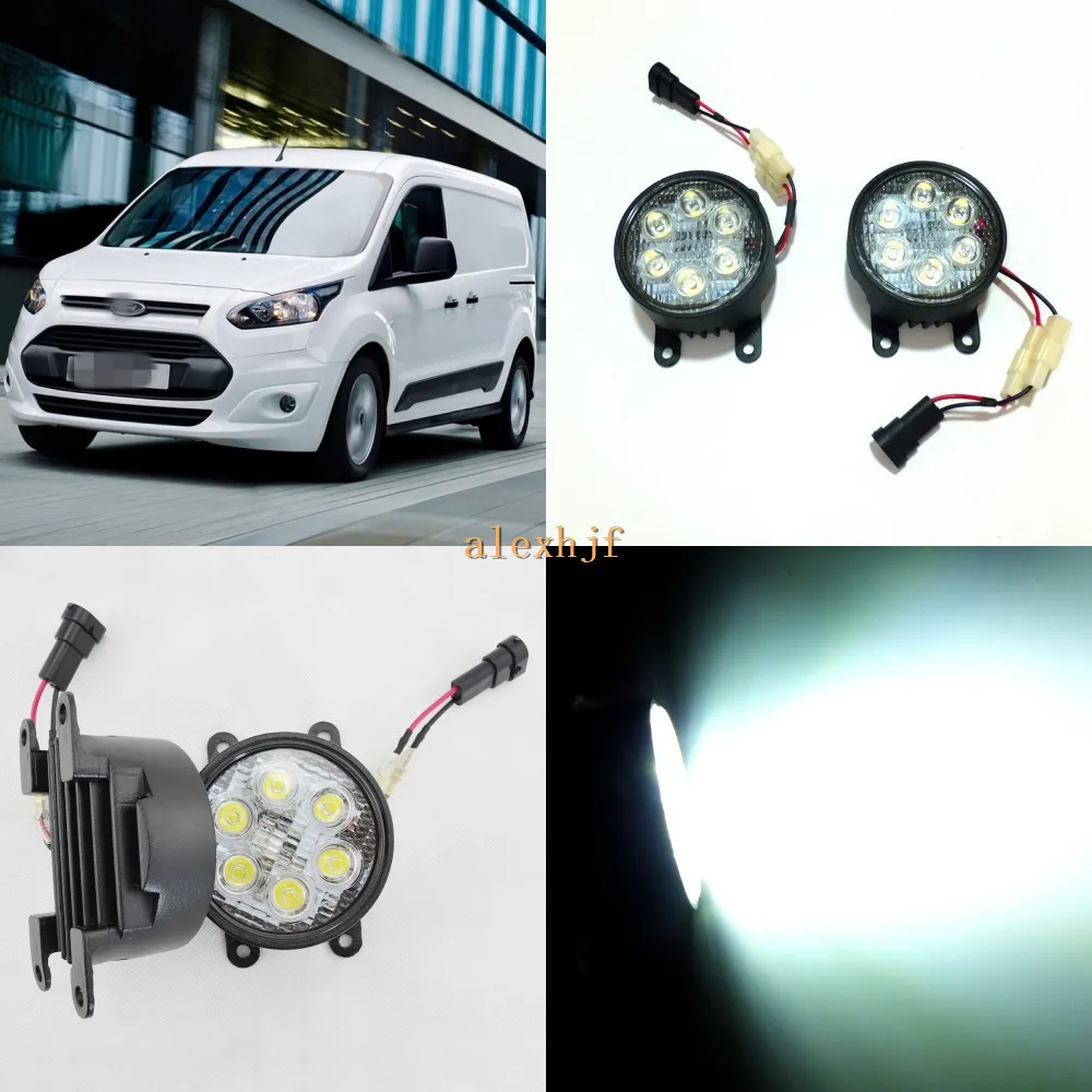 July King 18 Вт 6 светодиодов H11 светодиодные противотуманные фары в сборе чехол для Ford