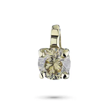 

Pendant in yellow gold with a diamond